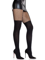 Jett Garter Illusion Tights- One Size