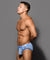 Andrew Christian Fly Stripe Brief -Blue Small