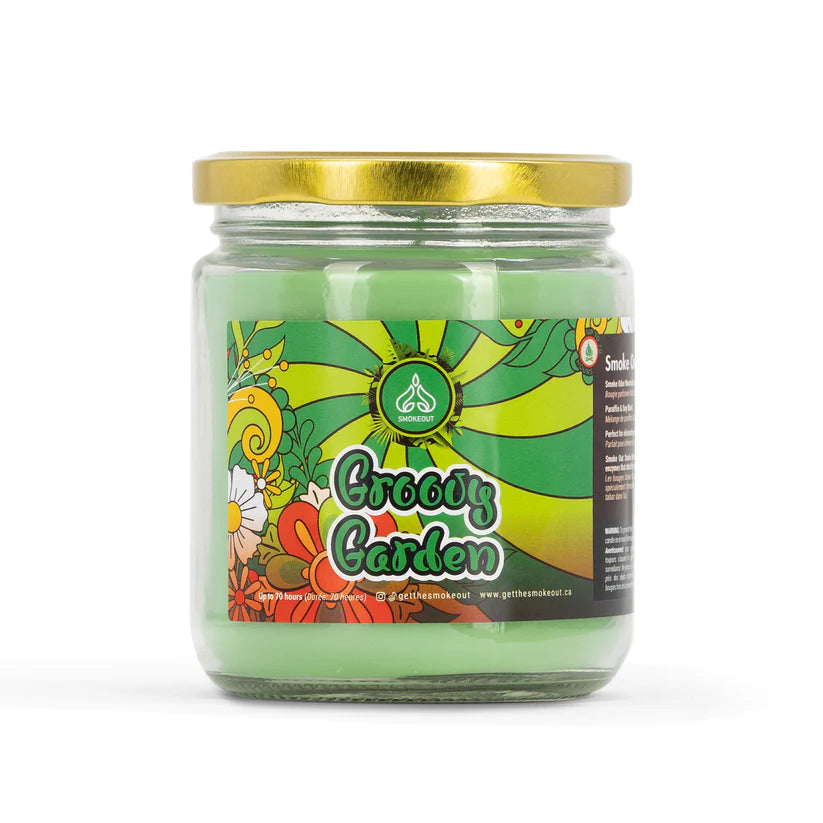Smoke Out: 13oz Candle (Groovy Garden)