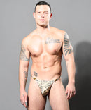 Andrew Christian: Floral Shimmer Thong XL