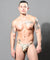 Andrew Christian: Floral Shimmer Thong Large