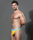 Andrew Christian: Almost Naked Thong Yellow Large