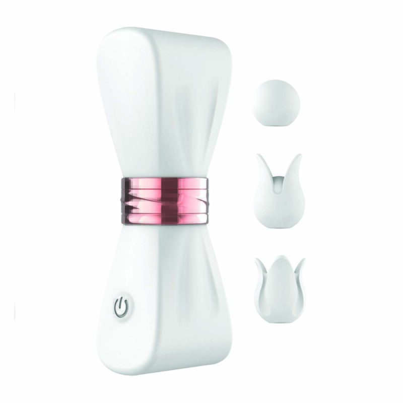 Gold Glam Tri Tip Vibe-White