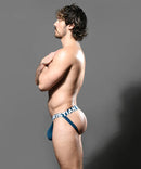 Andrew Christian: Essential Rib Jock Teal Large