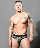 Andrew Christian: Lace Print Thong-Small