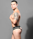 Andrew Christian: Lace Print Thong-XL