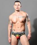 Andrew Christian: Flames Mesh Brief Large