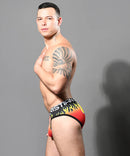 Andrew Christian: Flames Mesh Brief Large