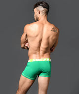 Andrew Christian: Hang-Free Boxer Green-Small