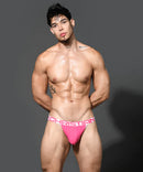 Andrew Christian: BULGE C-Ring Jock-Medium Pink