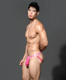 Andrew Christian: BULGE C-Ring Jock-Medium Pink