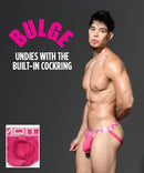 Andrew Christian: BULGE C-Ring Jock-Small Pink