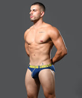 Andrew Christian: Happy Brief- Navy Medium