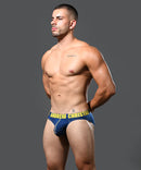 Andrew Christian: Happy Brief- Navy Medium