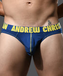 Andrew Christian: Happy Brief- Navy Medium