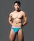 Andrew Christian: No Show Jock- Teal Large