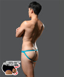 Andrew Christian: No Show Jock- Teal Large