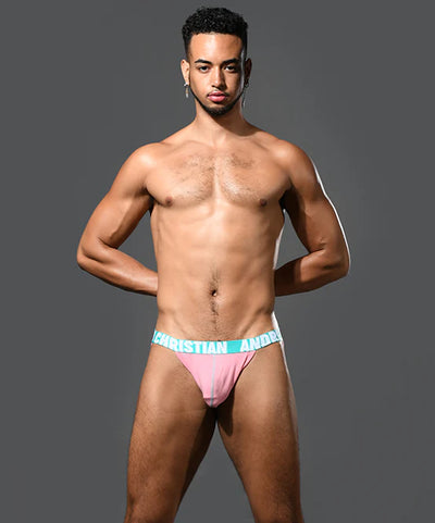 Andrew Christian: Happy Active Jock 2XL-Watermelon