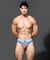 Andrew Christian: Abundant Floral Thong-2XL