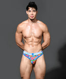 Andrew Christian: Abundant Floral Thong-XL