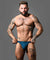 Andrew Christian: Happy Modal Jock Thong-Dark Teal