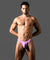 Andrew Christian: Deep V Cut Thong-Wildberry