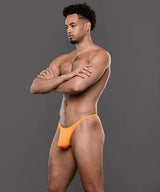 Andrew Christian: Almost Naked Low Rise Thong- Tangerine