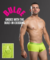 Andrew Christian: Bulge C-Ring Brief Fresh Lime