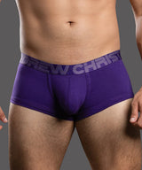 Andrew Christian: Bulge C-Ring Boxer- Purple