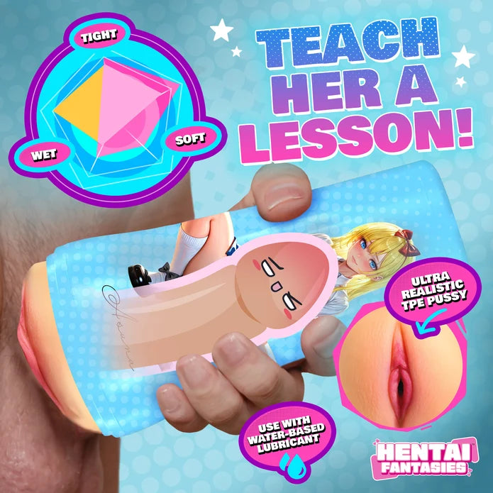 Hentai Fantasies Masturbator: School Girl Asuna