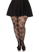 Wild Rose Plus Floral Tights