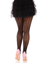 Sweetheart Striped Tights- One Size