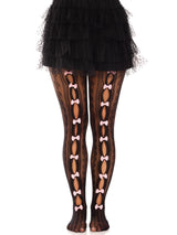 Sweetheart Striped Tights- One Size