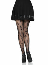 Worship Me Net Tights- One Size