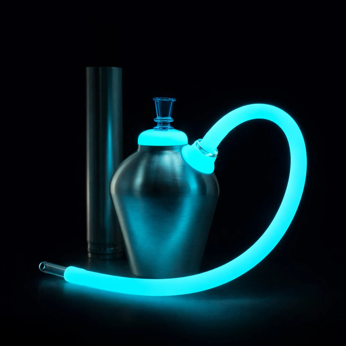 Chill Steel Pipes: Hookah Set (Glow-In-The-Dark)