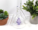 DiscoBox: Single Recycler w/ Fixed Stem (14mm - Purple)