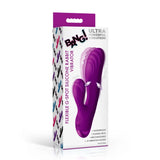 BANG! Flexible G-Spot Silicone Rabbit Vibrator - Purple
