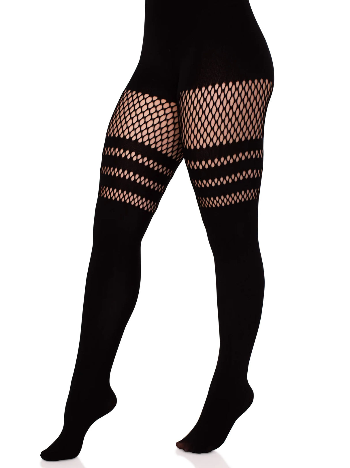 Ada Tights with Fishnet Accent- One Size