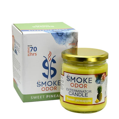 Candle: Smoke Odor-Sweet Pineapple