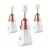 Gold Glam Tri Tip Vibe-White