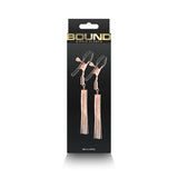 Bound Nipple Clamps: D2 Rose Gold