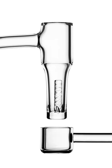 TruQuartz: Mini Fun-nel Saucer Slurper/ Terp Feeder (14mm - 90°)