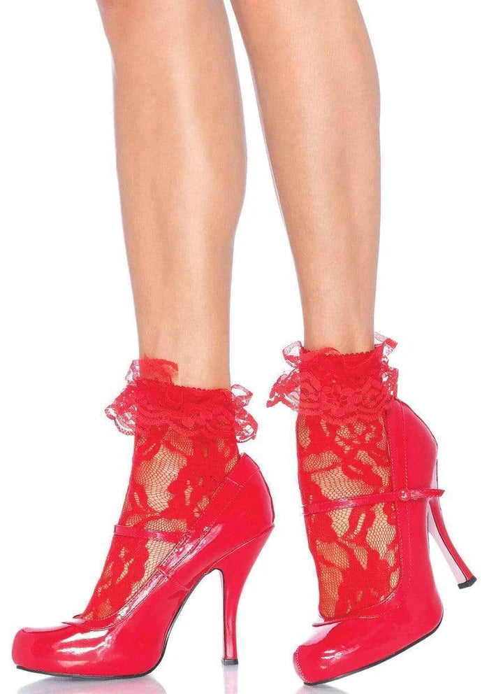 Lace Anklet w/Ruffle