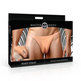 Master Series Pussy Strap Silicone Vagina - Light