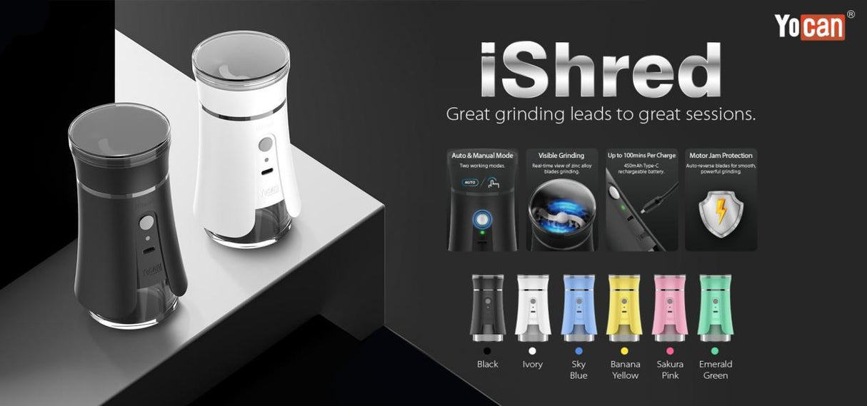 Yocan: iShred Electric Grinder (Emerald)