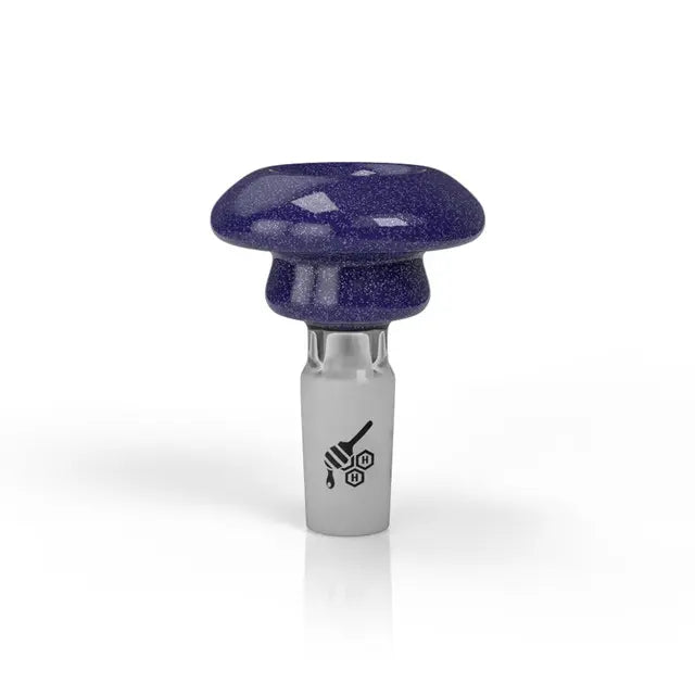 Honeybee Herb: Dichro Galaxy Candy Bowl (14mm - Purple)