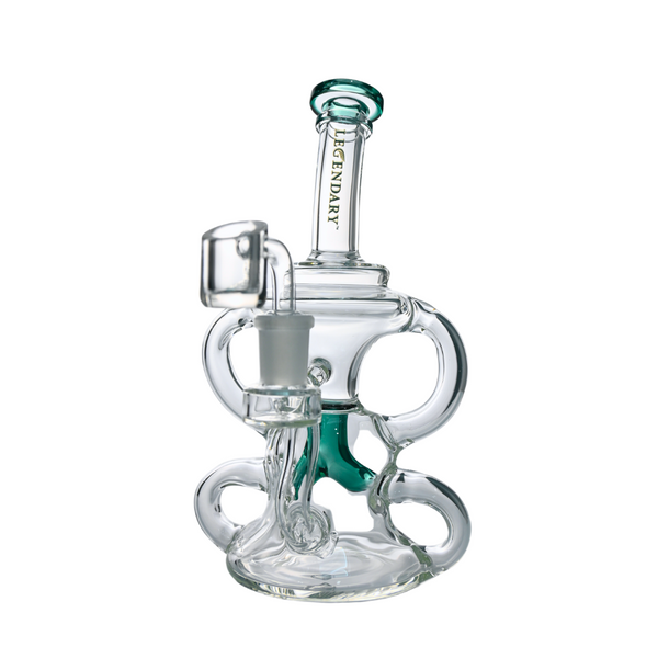 8" Legendary Double Recycler Green