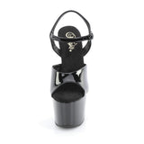 Shoe: 7" Ankle Strap - Black Patent