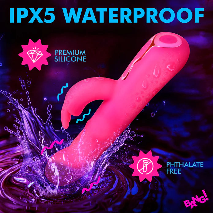 Come Hither Beaded Rabbit-Pink