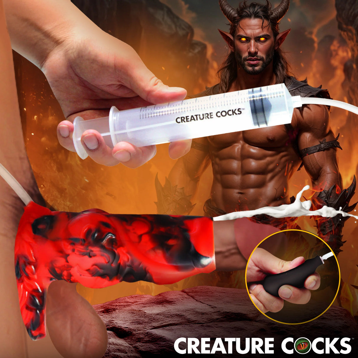 Creature Cocks Hell Hound Squirting Enhancer